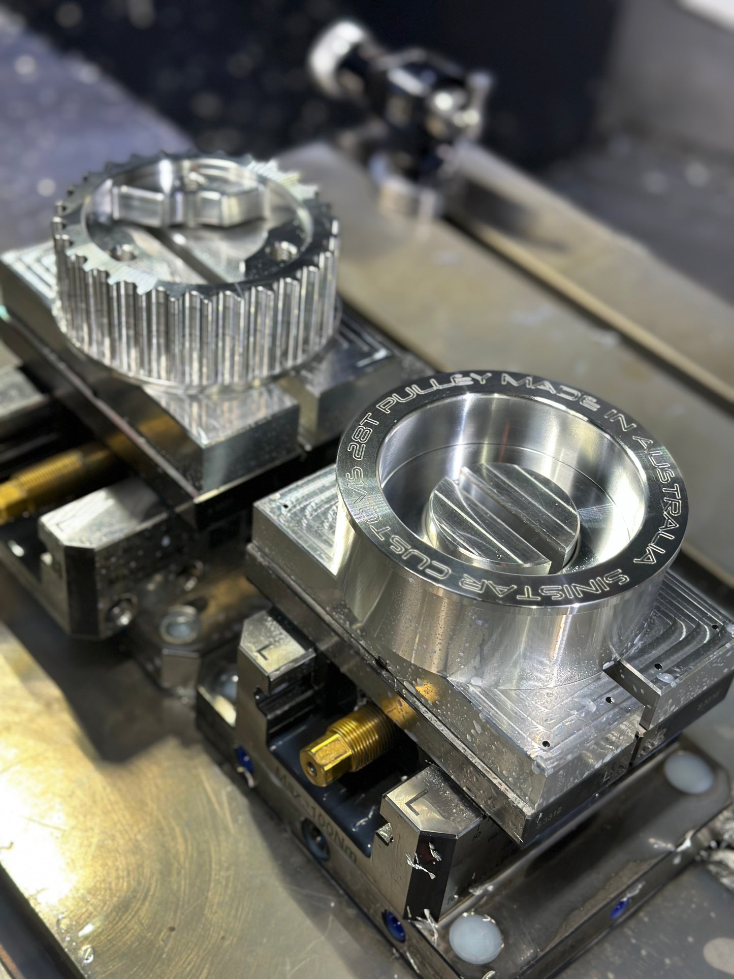 28T billet front pulley