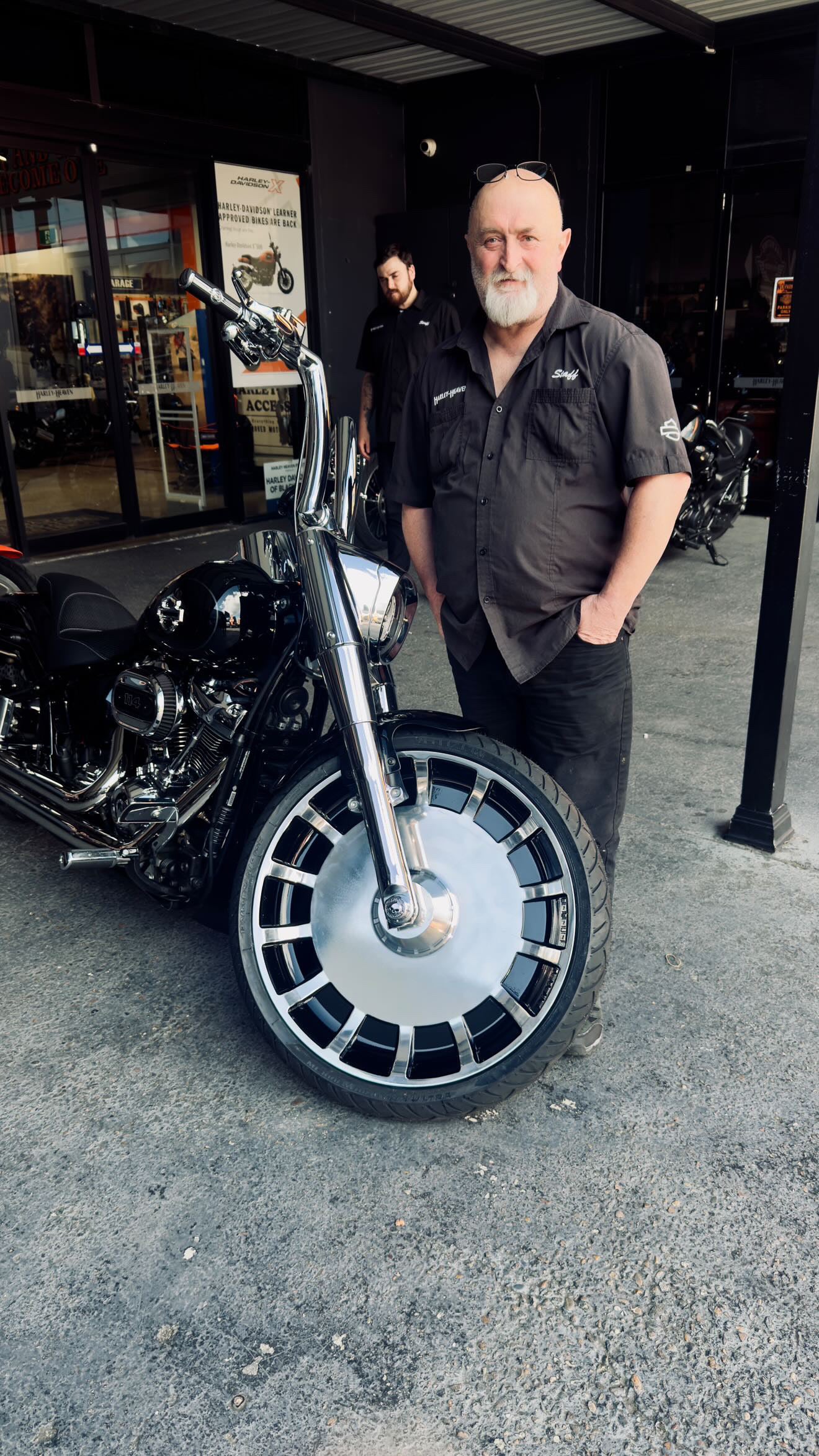 Fatboy FLFBS solid replica wheel 23”