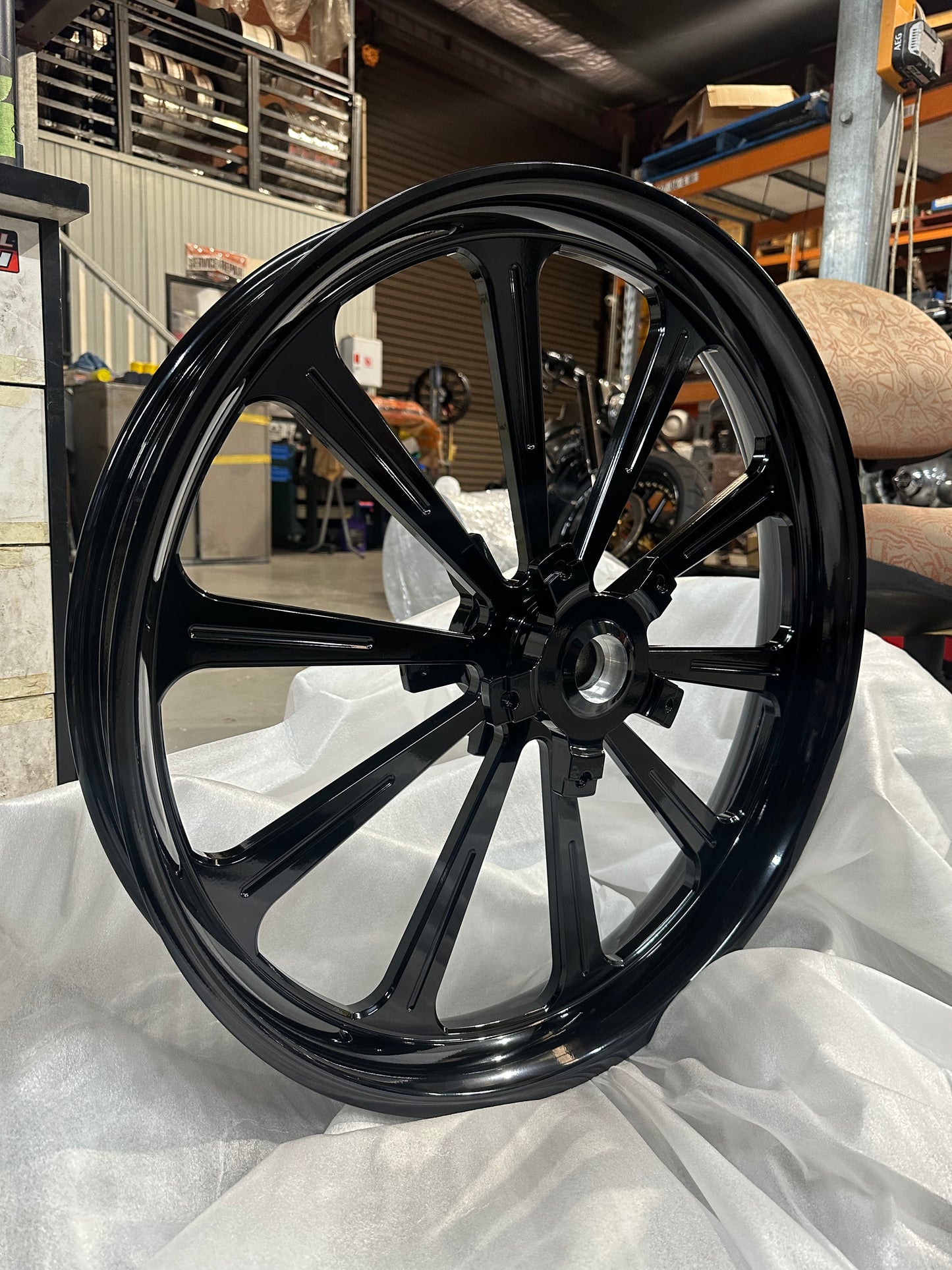 26” Nightrod front package Billet wheel complete kit