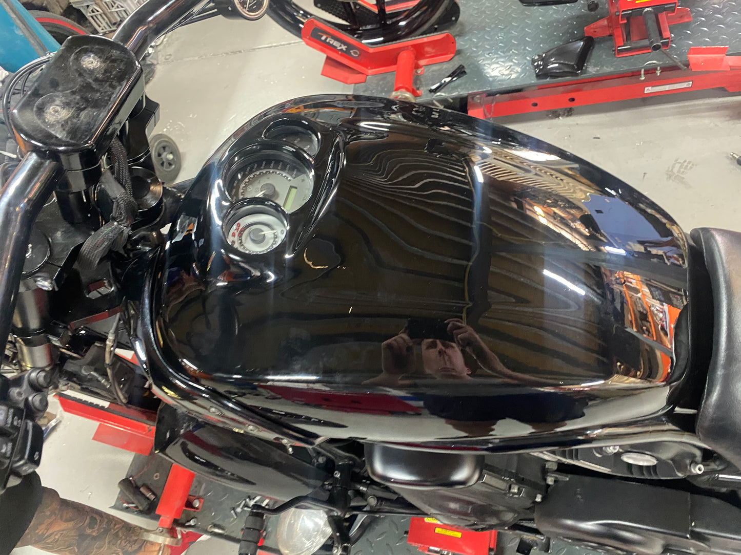 Muscle OEM style airbox with speedo relocate