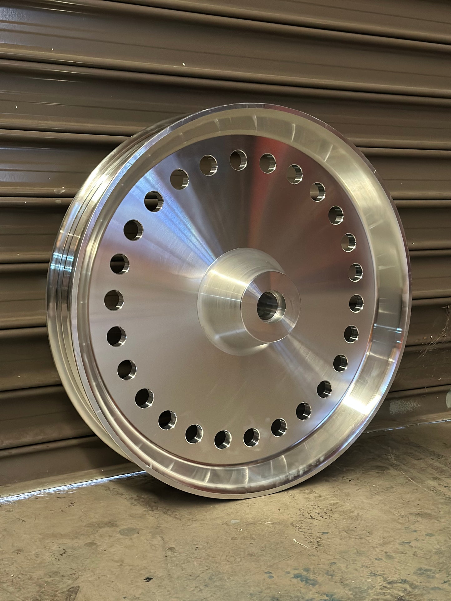 Fatboy FLSTFB solid bullet hole replica wheel 23”