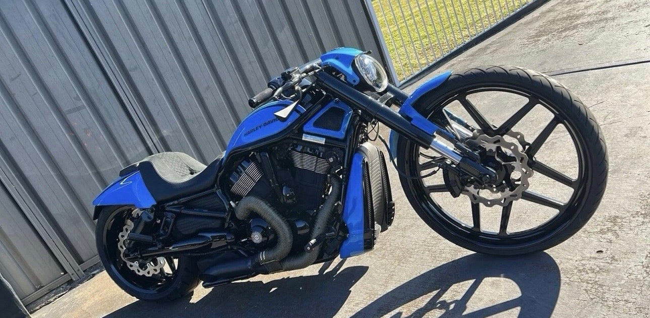 23” Nightrod front package Billet wheel complete kit