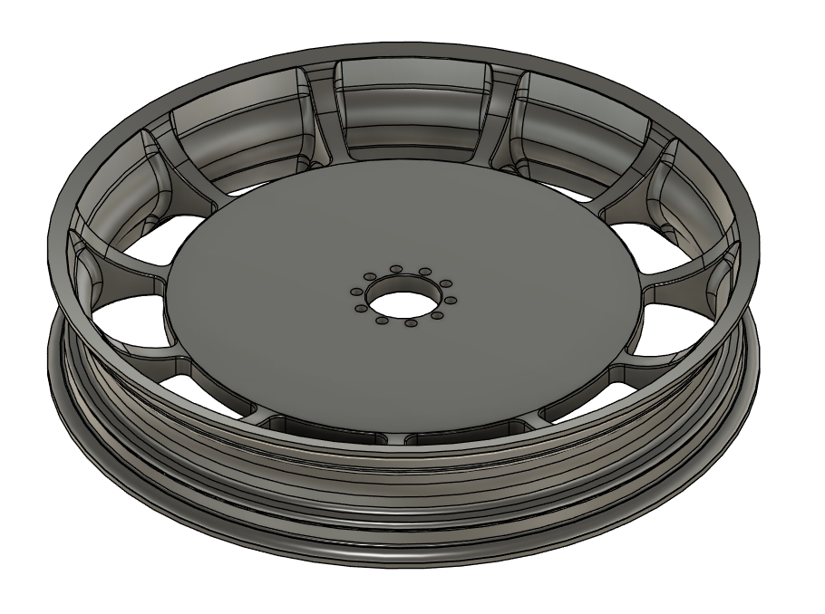 Fatboy FLFB solid replica wheel 23”
