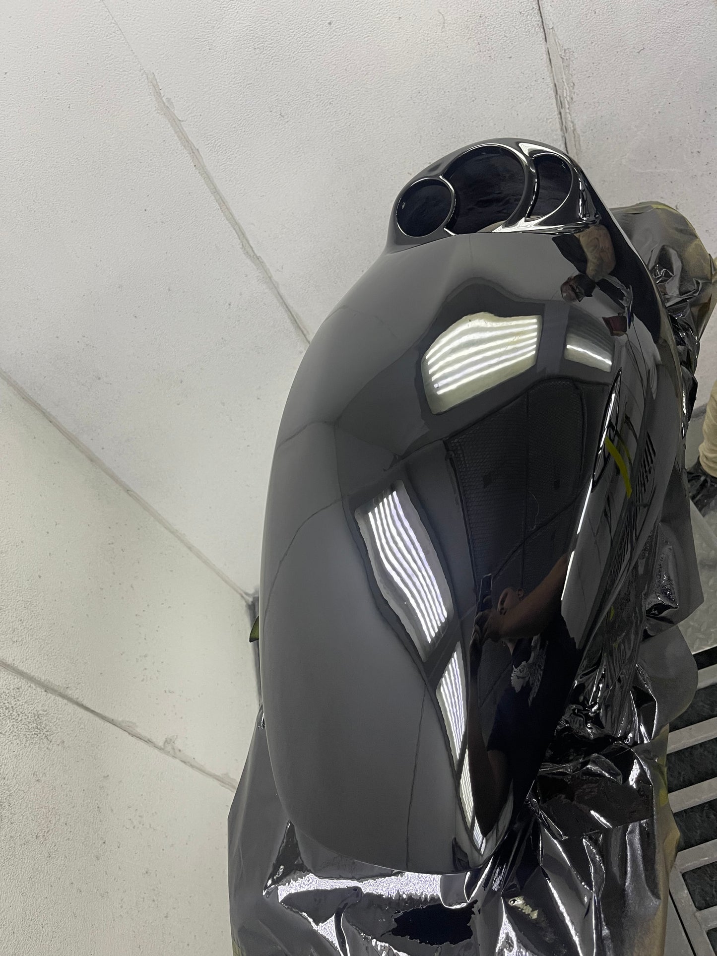 Nightrod style airbox with speedo relocate