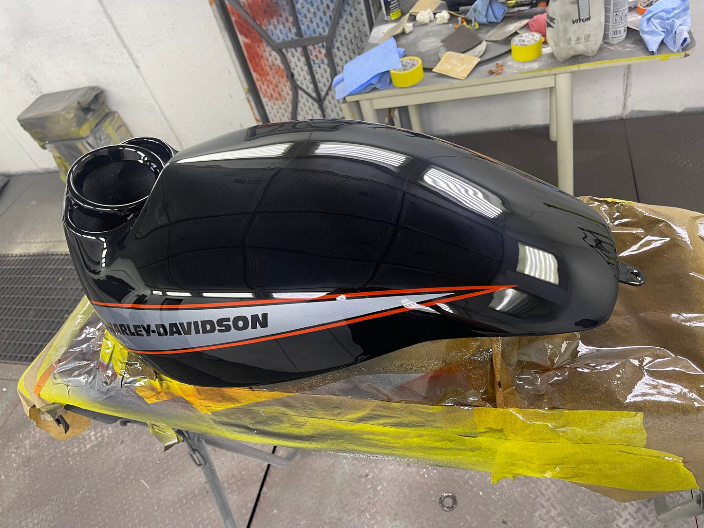 Nightrod style airbox with speedo relocate