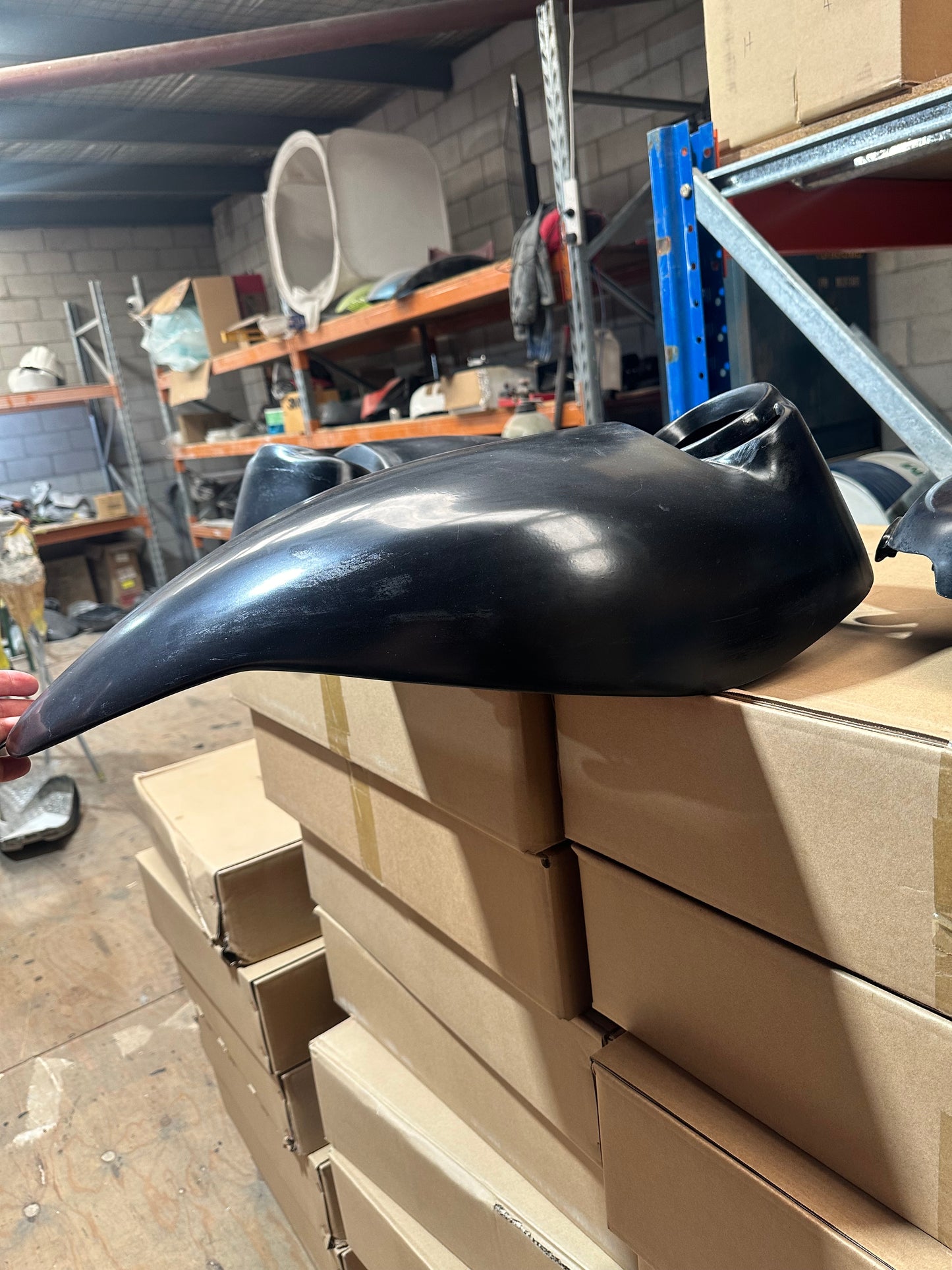 Nightrod style airbox with speedo relocate