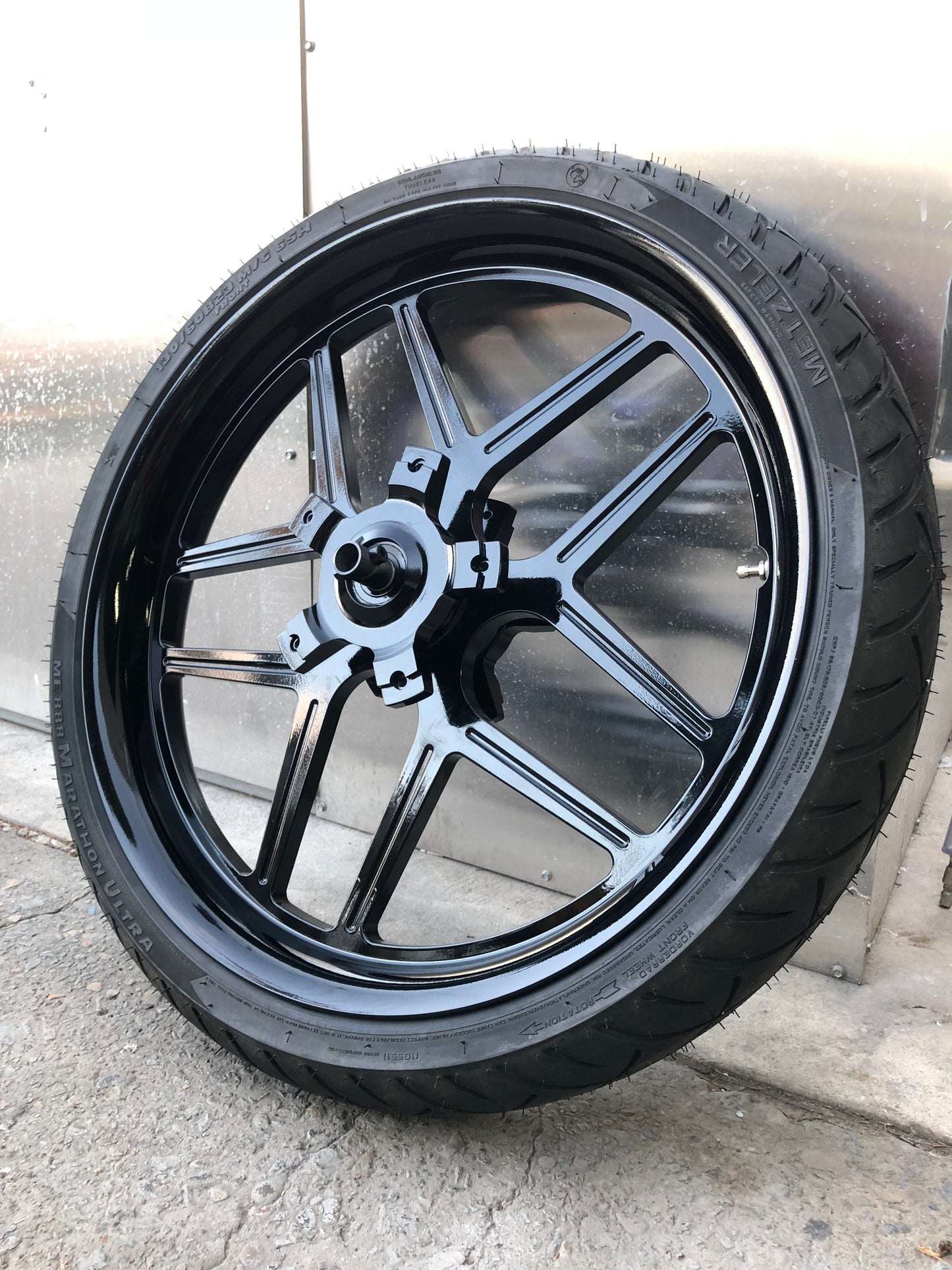 23” Nightrod front package Billet wheel complete kit