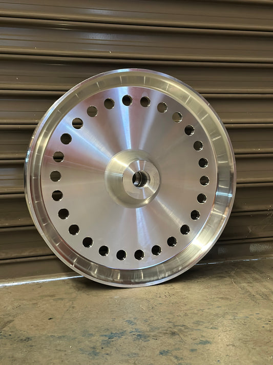 Fatboy FLSTFB solid bullet hole replica wheel 21”