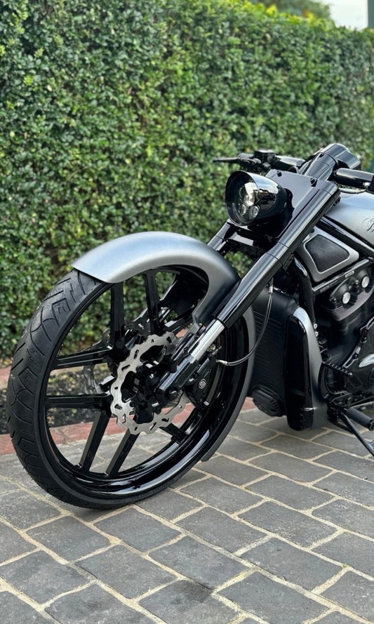 23” Nightrod front package Billet wheel complete kit