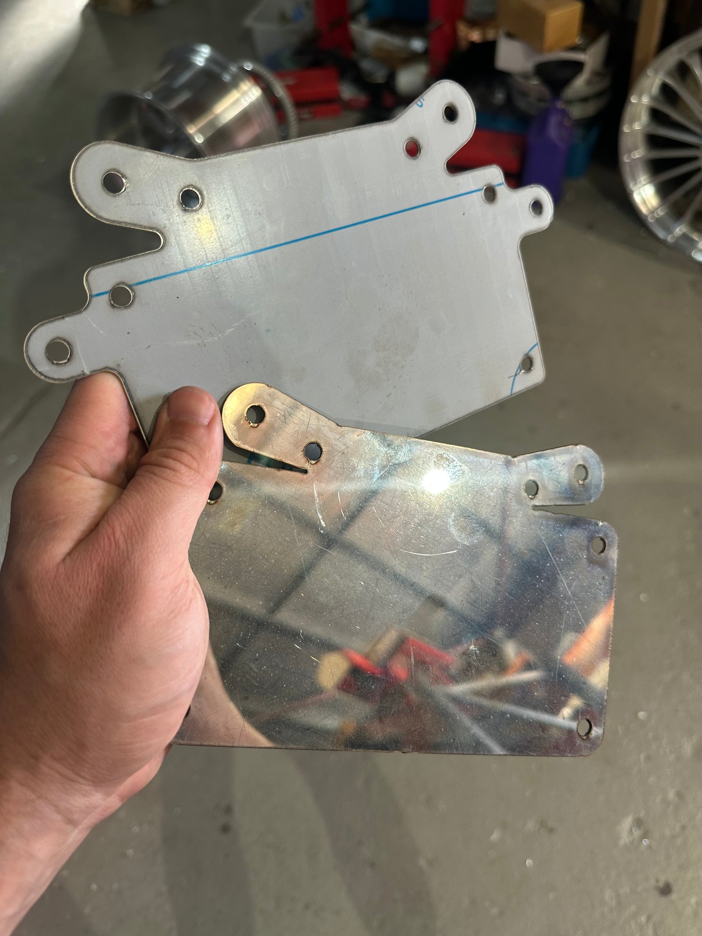 V-Rod / Nightrod fender eliminator plate