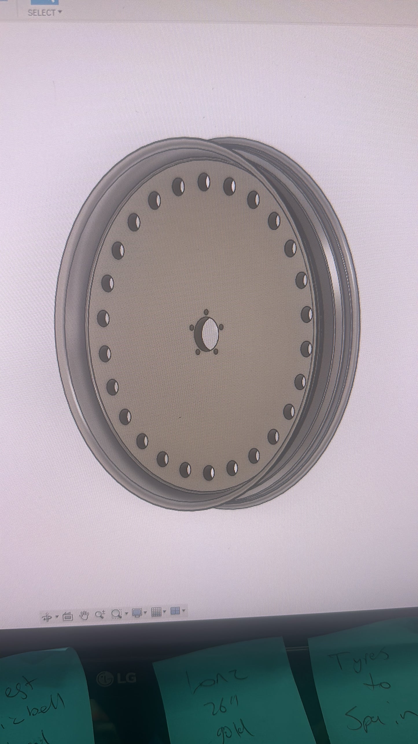 Fatboy FLSTFB solid bullet hole replica wheel 23”