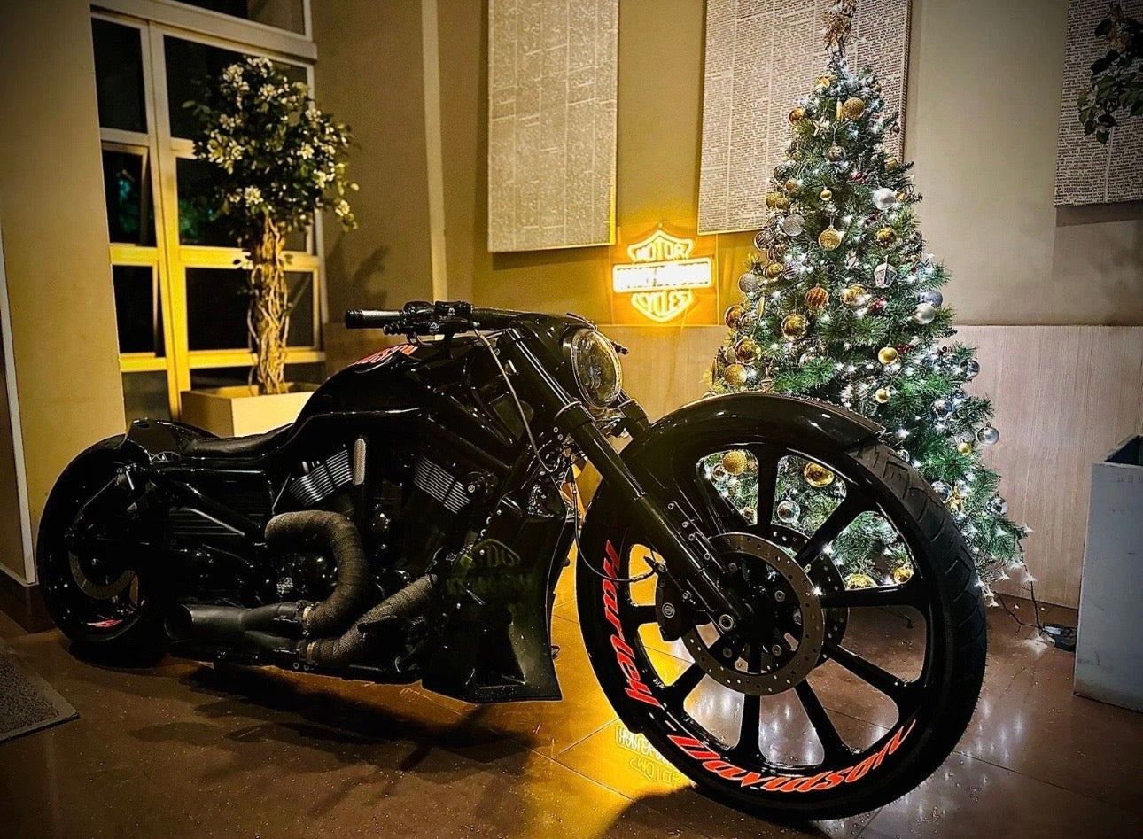 23” Nightrod front package Billet wheel complete kit