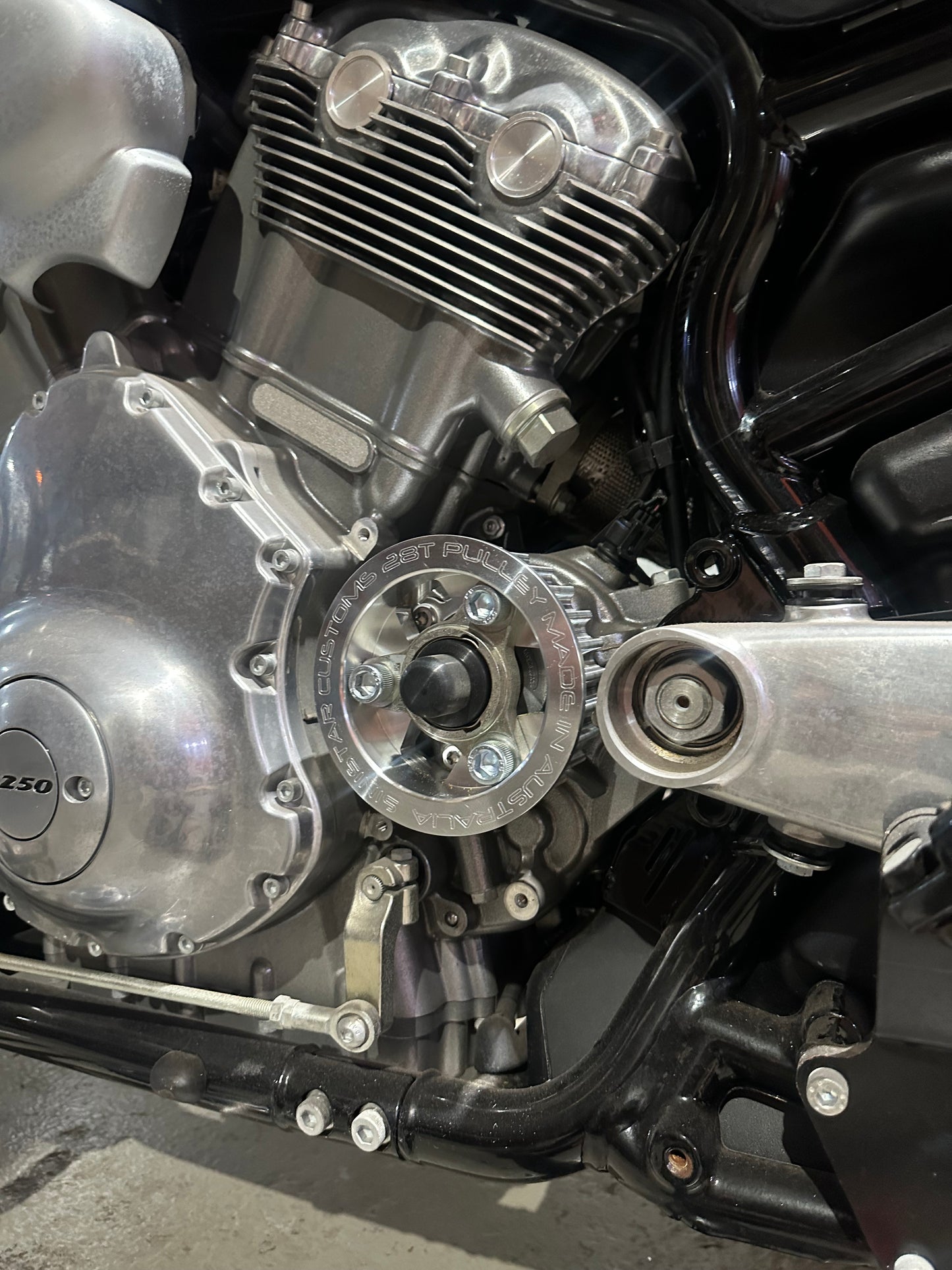 28T billet front pulley