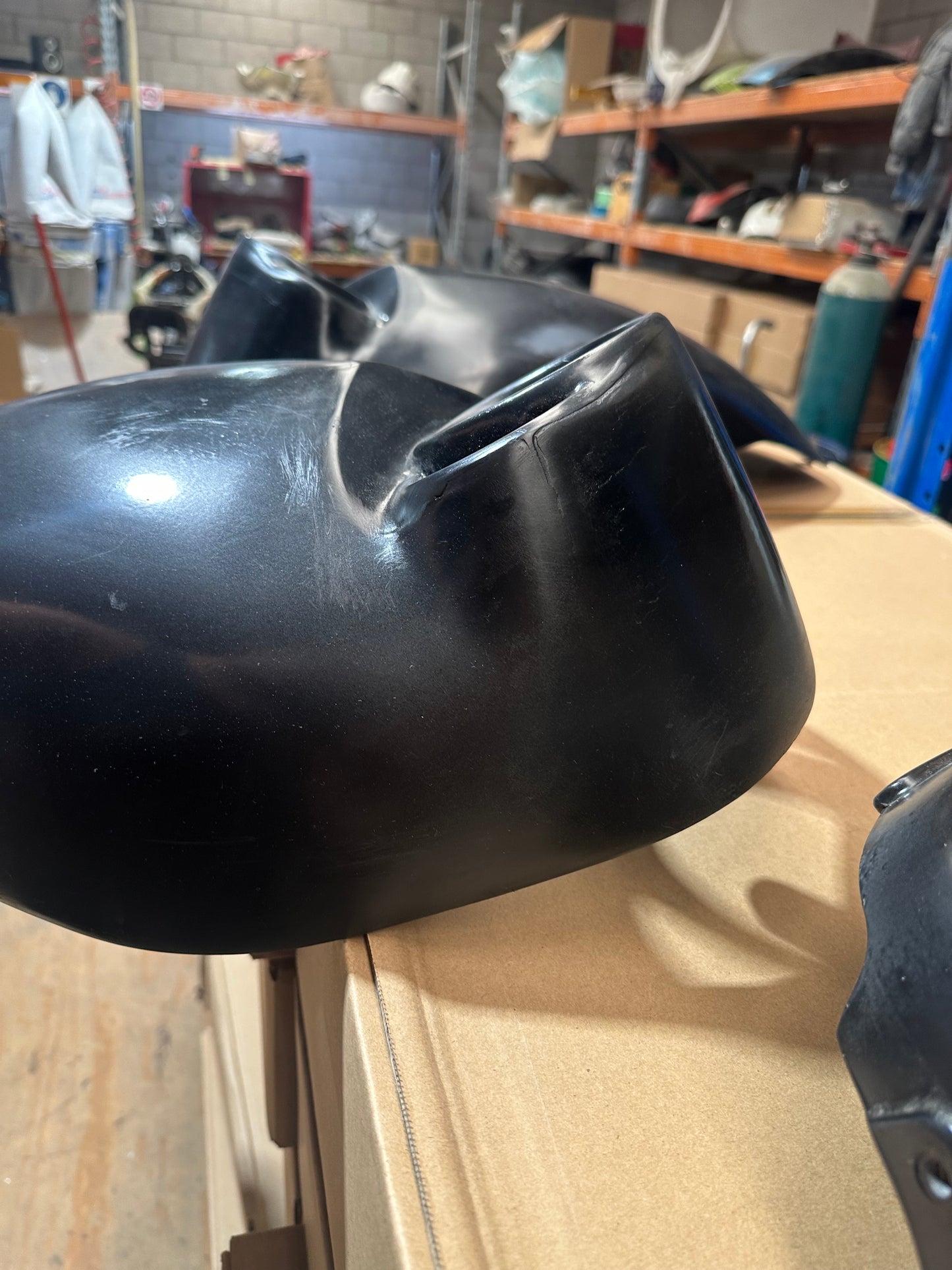 Nightrod style airbox with speedo relocate