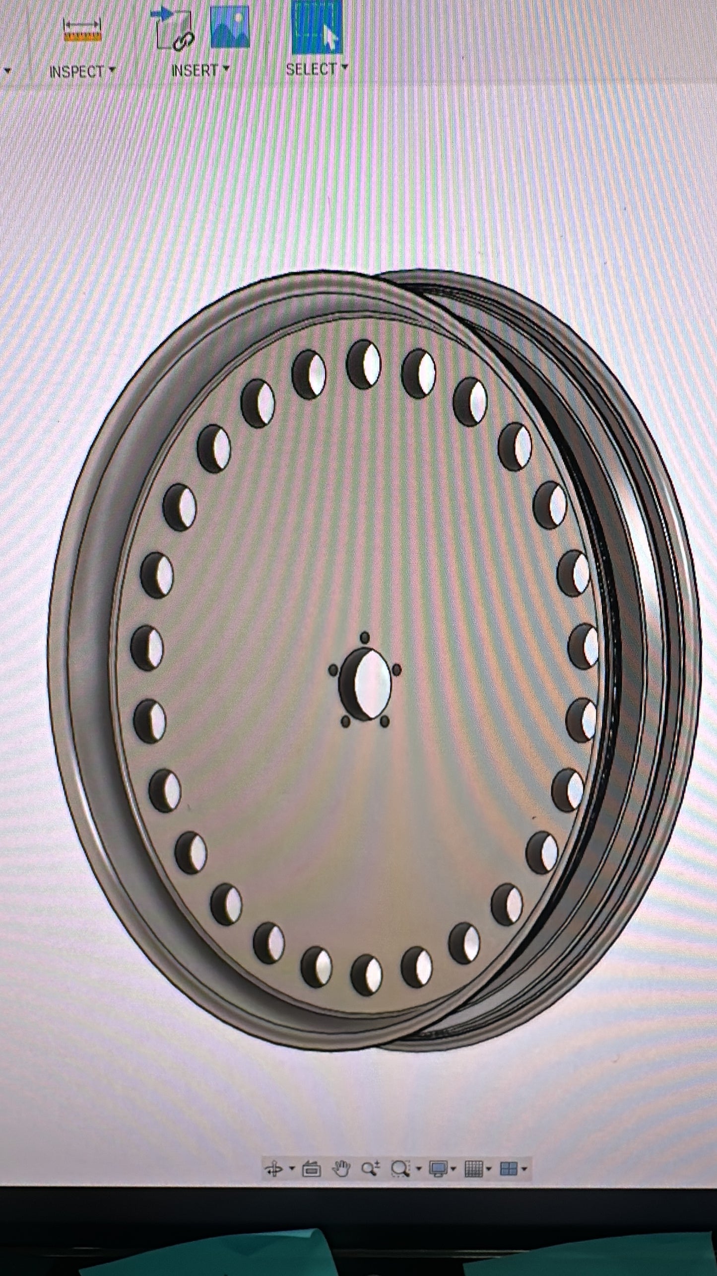 Fatboy FLSTFB solid bullet hole replica wheel 23”