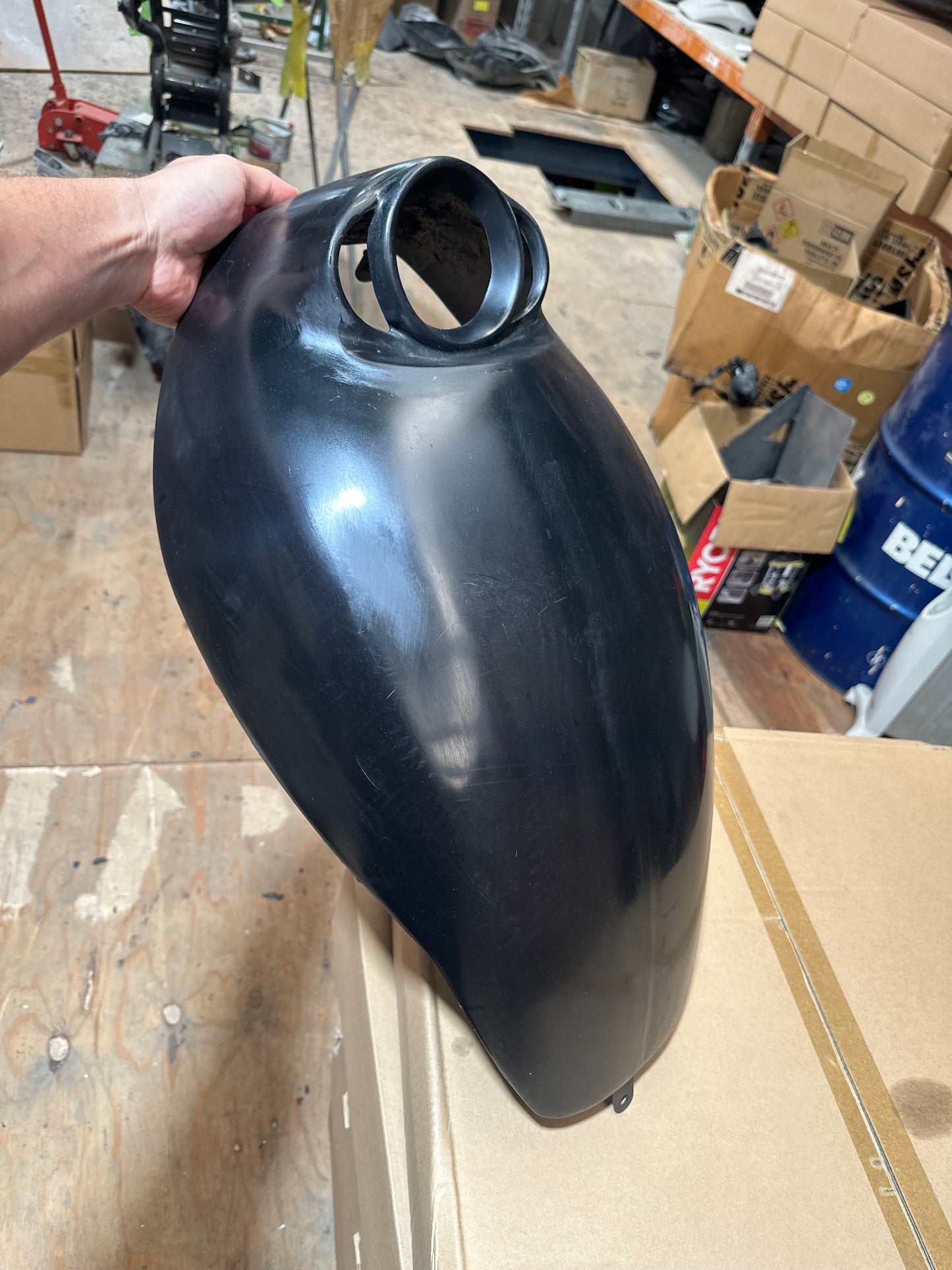 Nightrod style airbox with speedo relocate