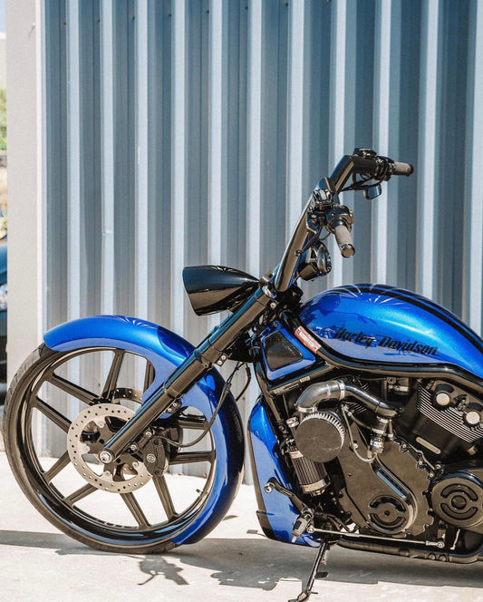 49mm Vrod rake kit with fat fork sleeves