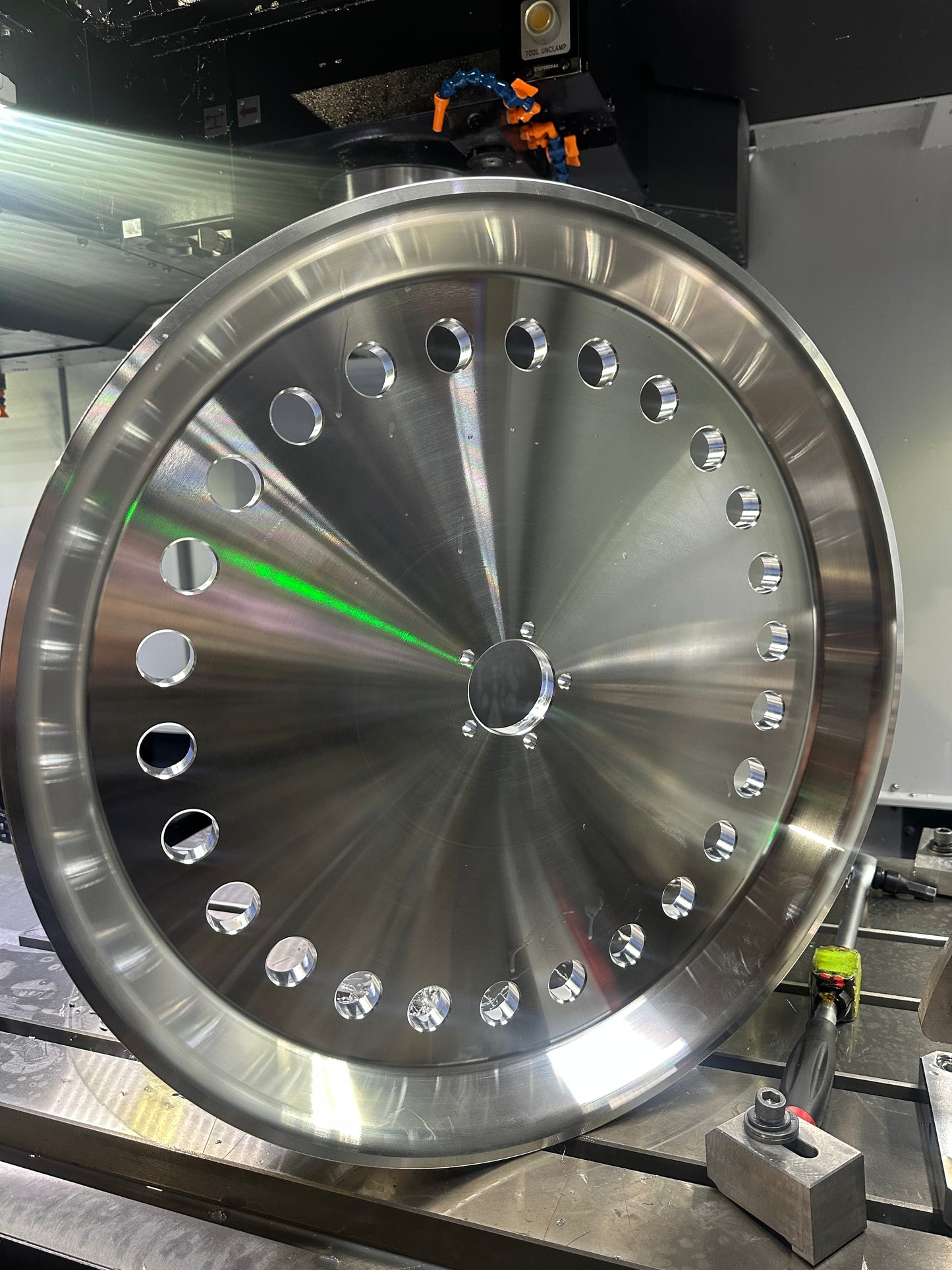 Fatboy FLSTFB solid bullet hole replica wheel 23”