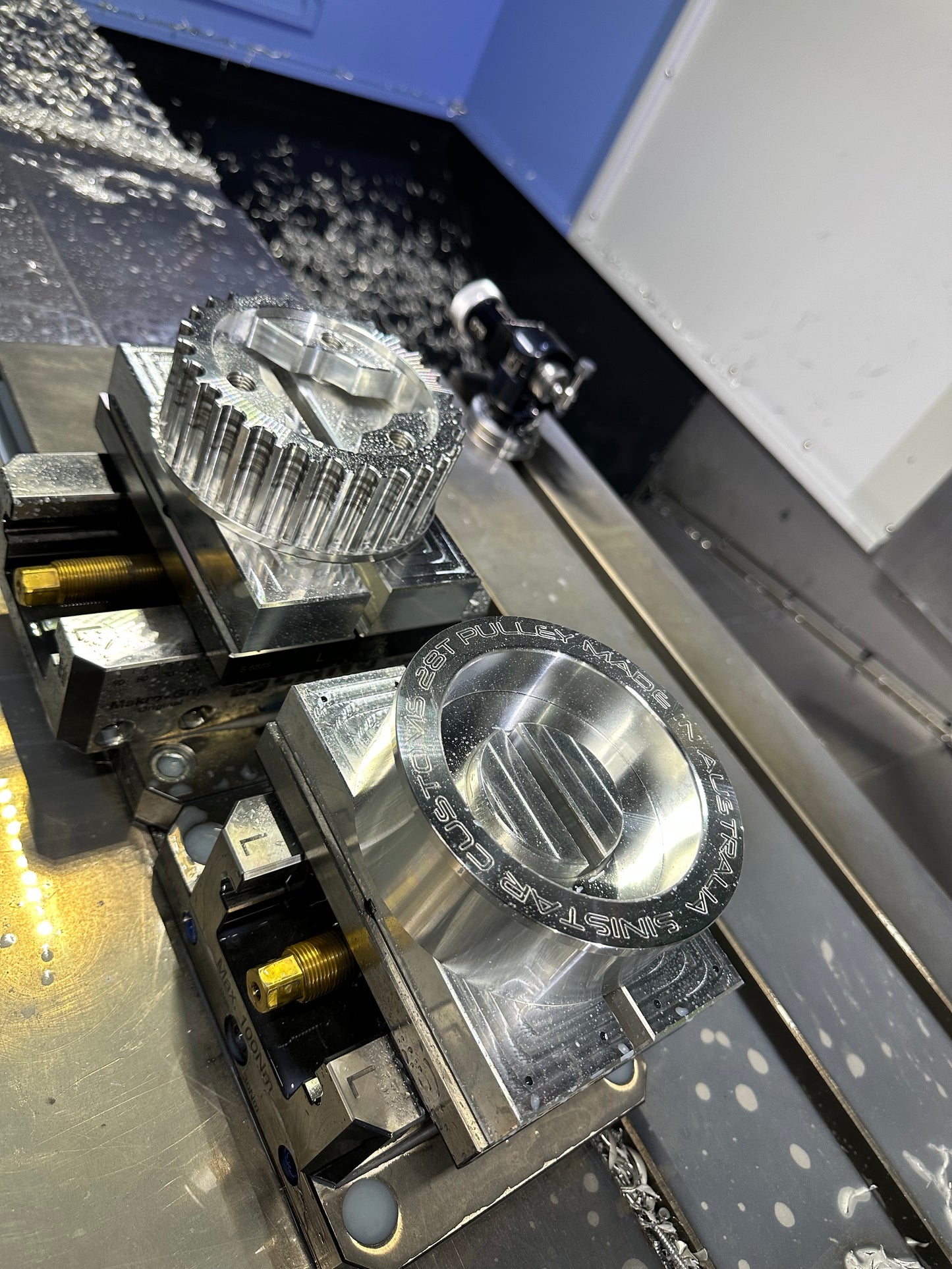 28T billet front pulley