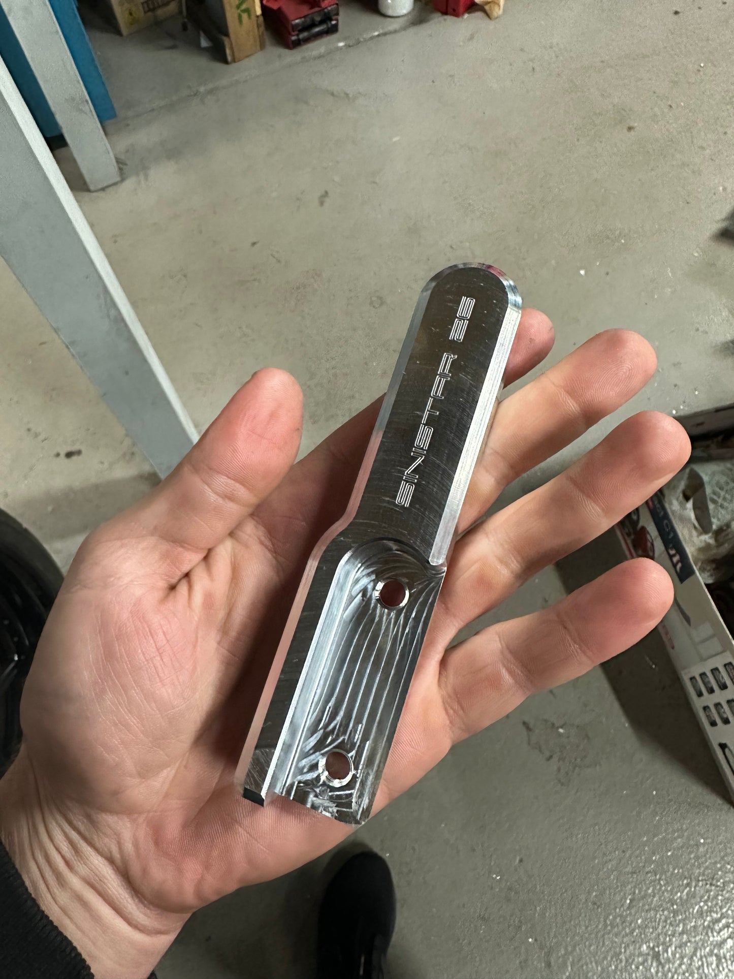 Billet NRS guard risers for 26” wheel