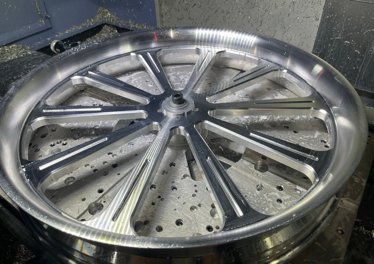 23” Nightrod front package Billet wheel complete kit