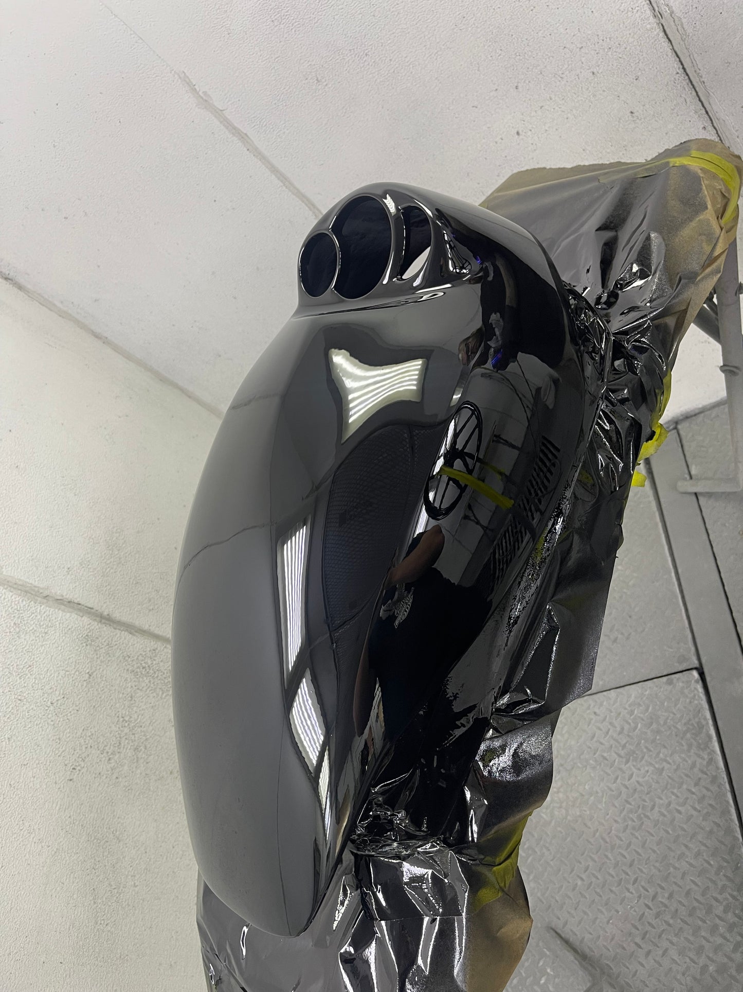 Nightrod style airbox with speedo relocate