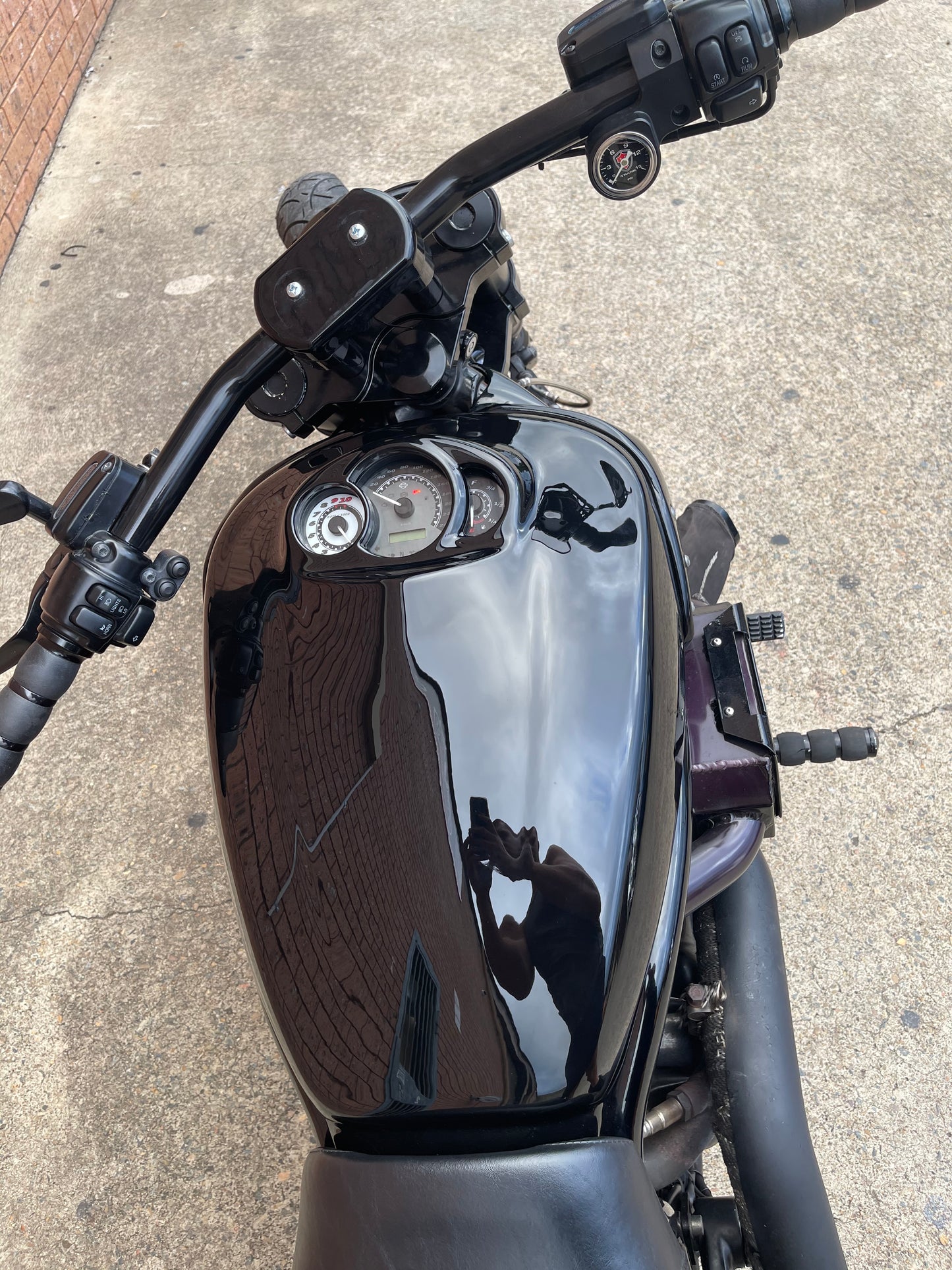 Muscle OEM style airbox with speedo relocate